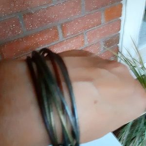 Leather Stacking Bracelets